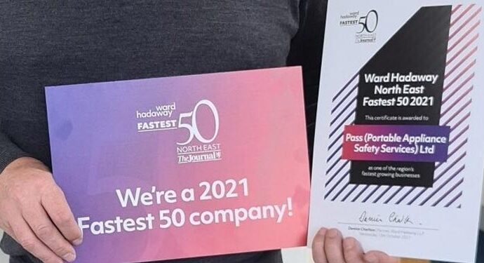 PASS Ltd Make the Fastest 50 North East List