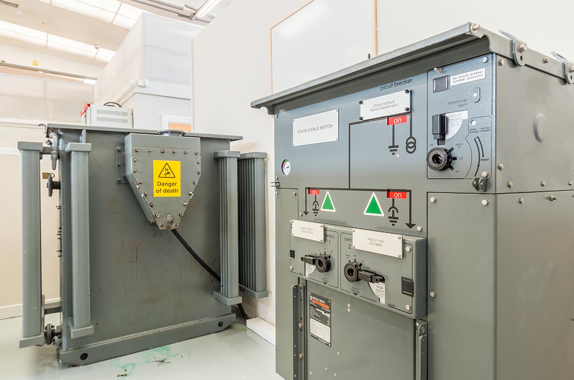 Switchgear at PASS Stockton high voltage training centre