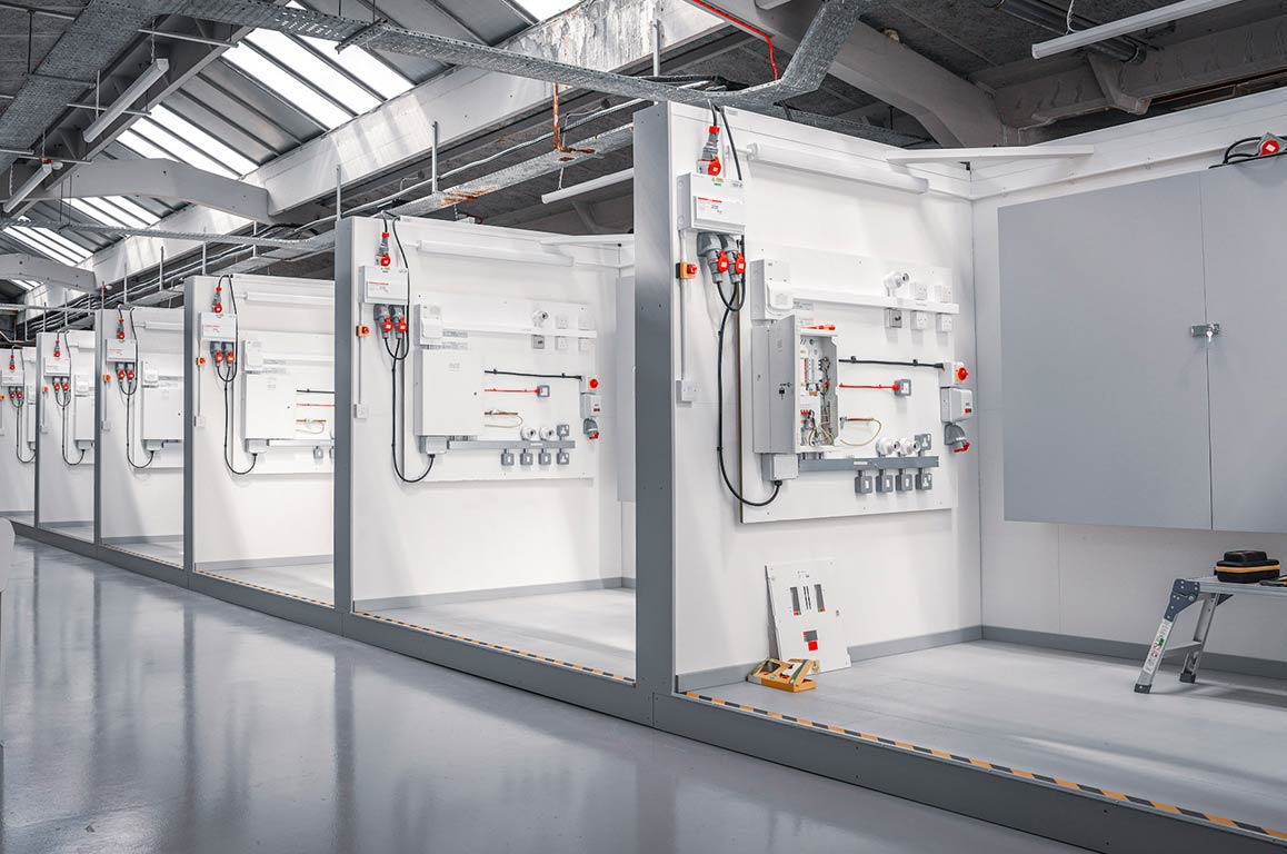 Brand new electrical training bays at PASS electrical training centre
